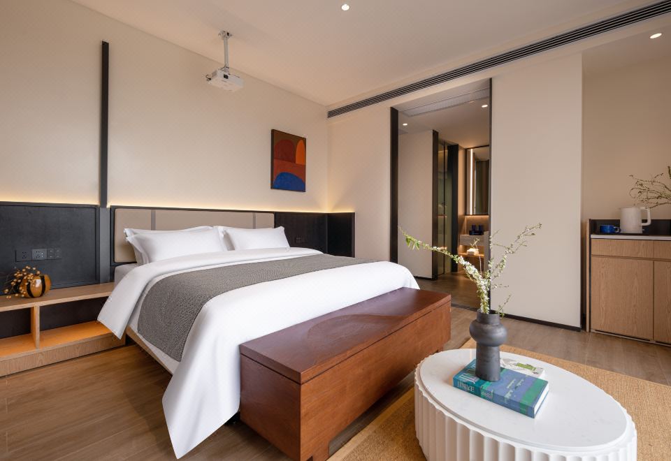 庭院大床房【獨享休憩小院+品牌浴袍+舒適浴缸】