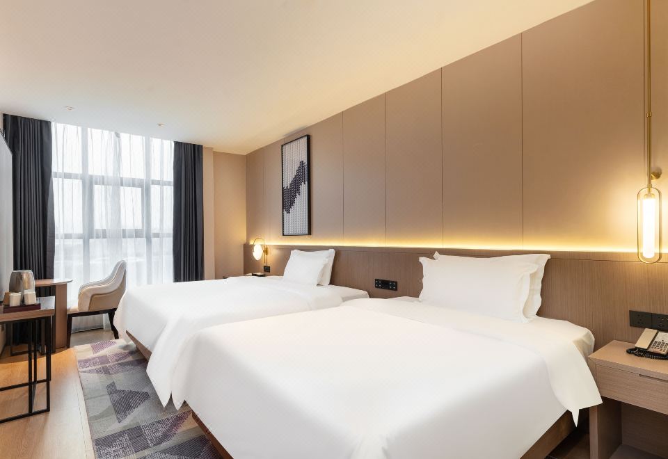 商務雙床房（慕斯床墊+零壓枕頭+mini吧）