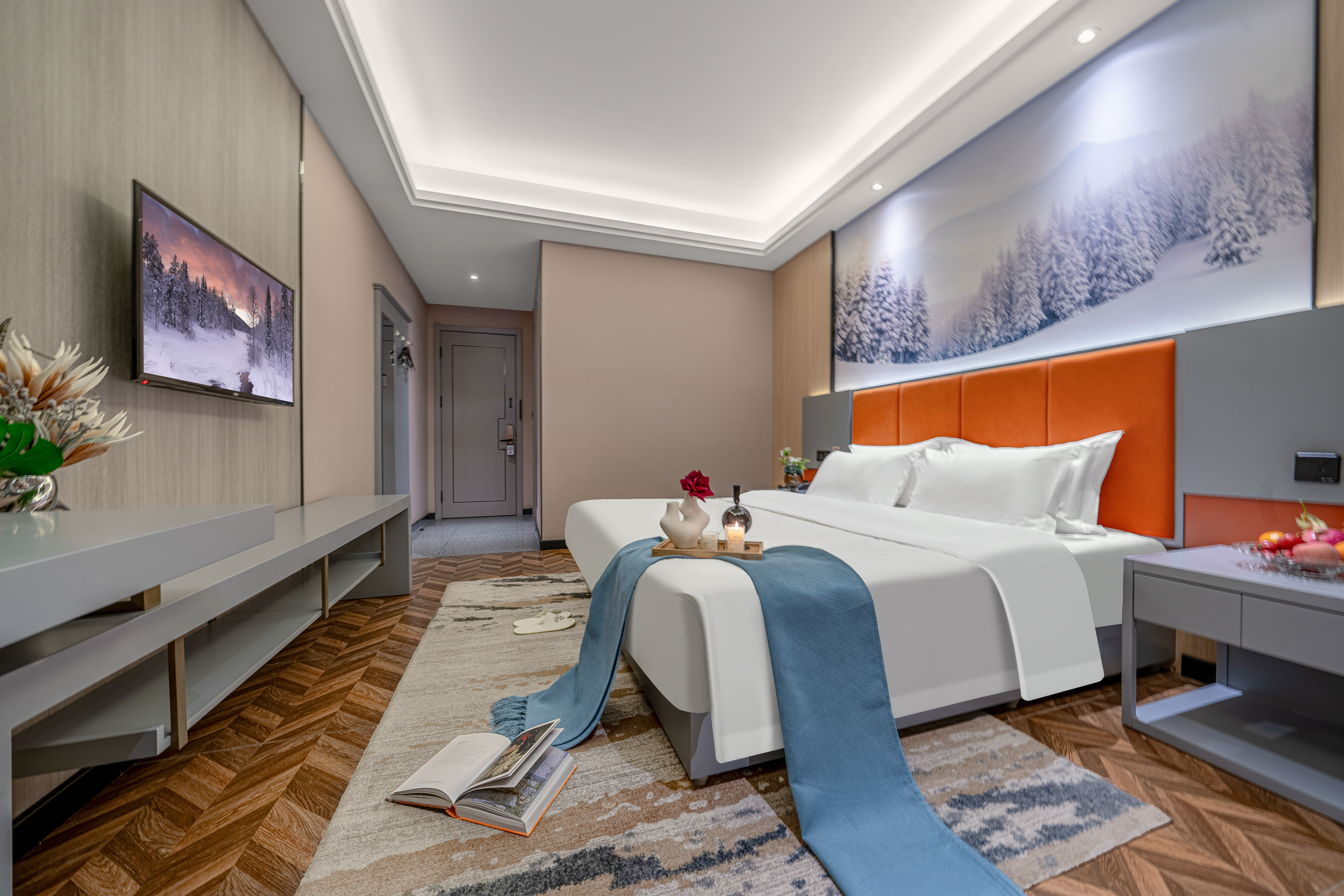 雅致大床房【智能马桶+零压记忆棉床垫+腿足按摩器】