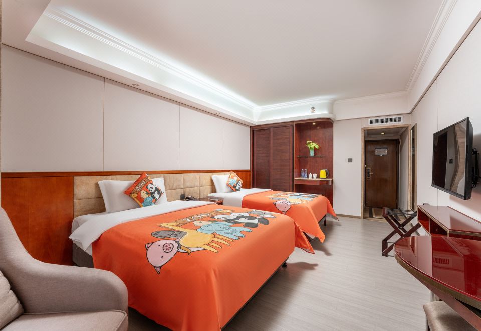 行政子母房（高空城景·温馨和睦·冰箱）