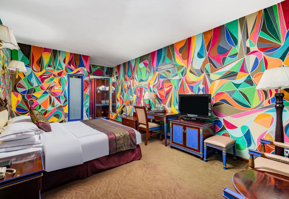 艺术主题大床房