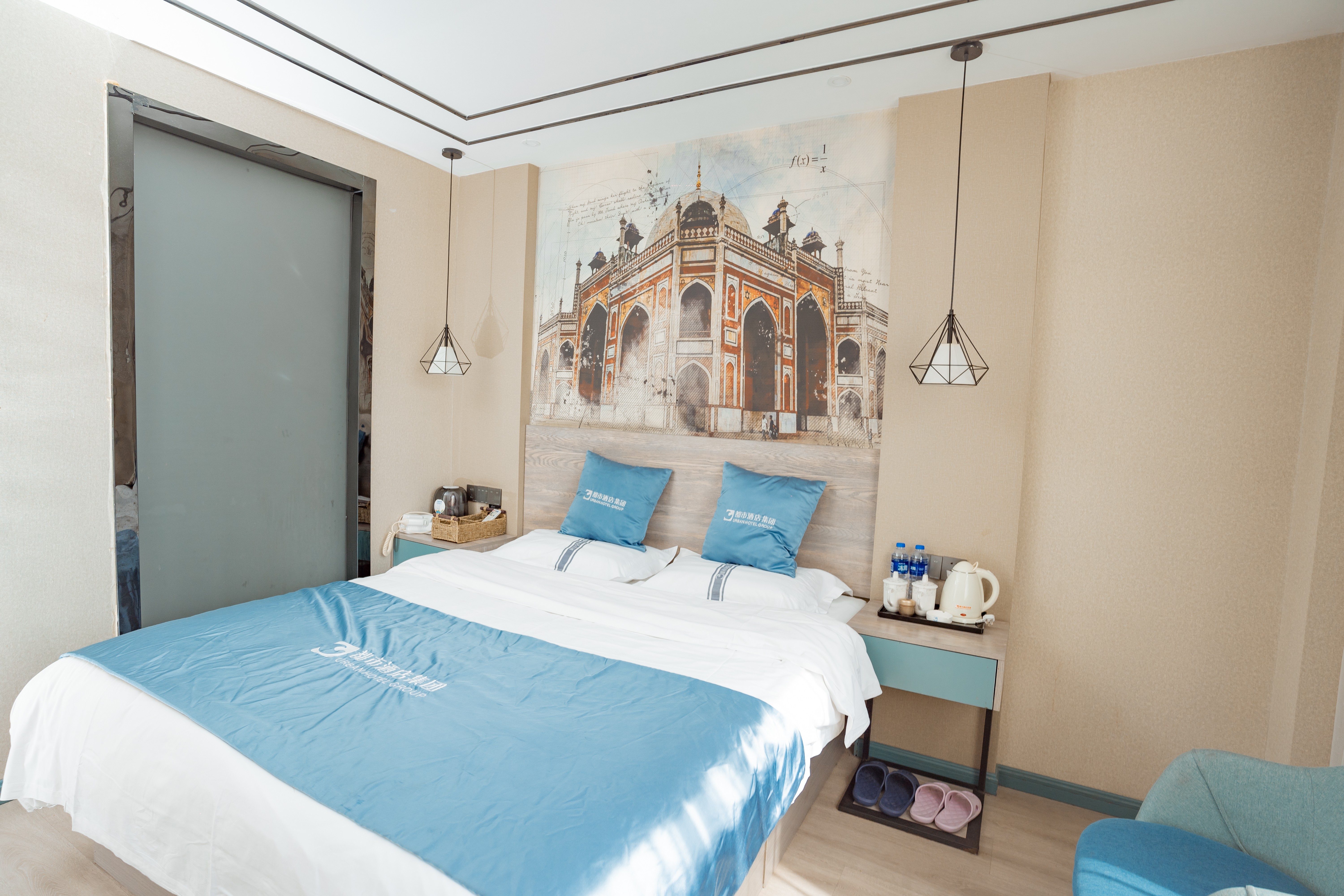 惠享-大床房【采光通透+乾濕分離+水街夜景】