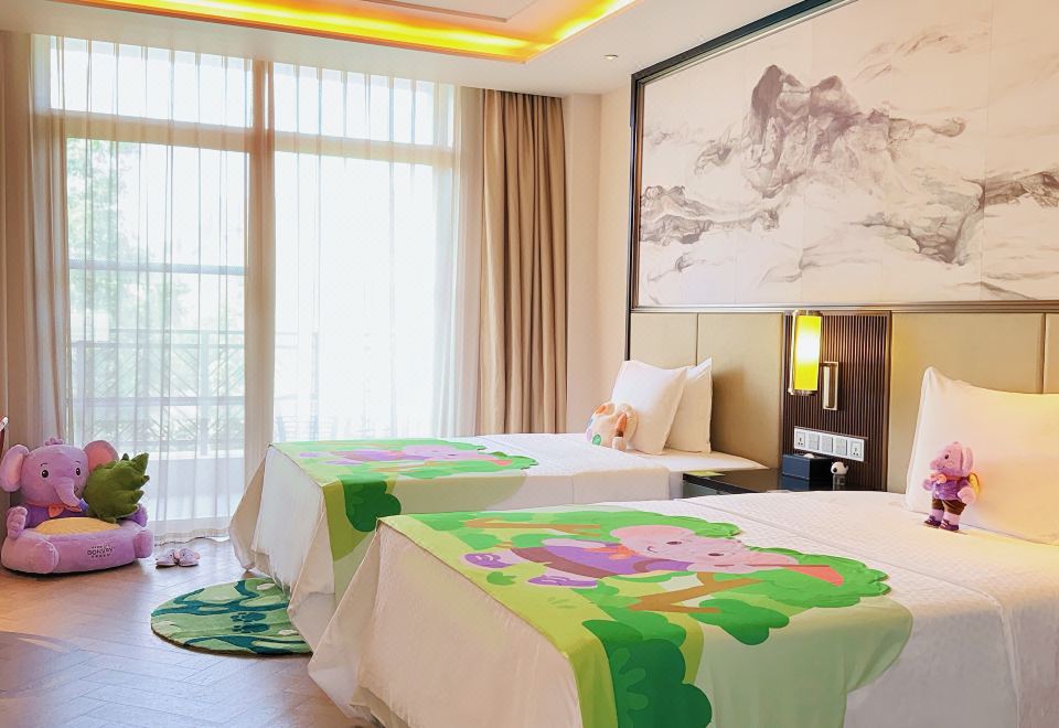 诺亚的丛林探险主题亲子双床房