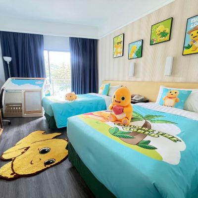 奶龍主題 雙床房 香港銀鑛灣渡假酒店優惠