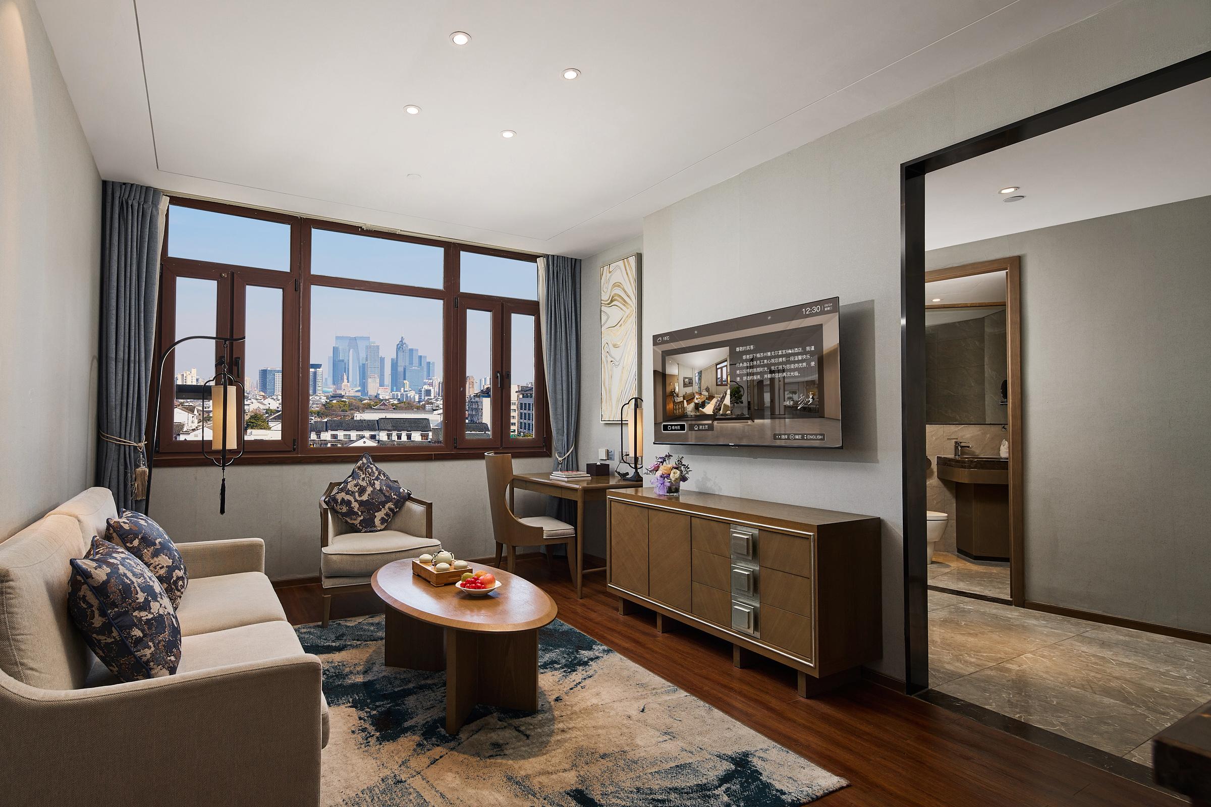 複式雙床套房（可投屏液晶電視）