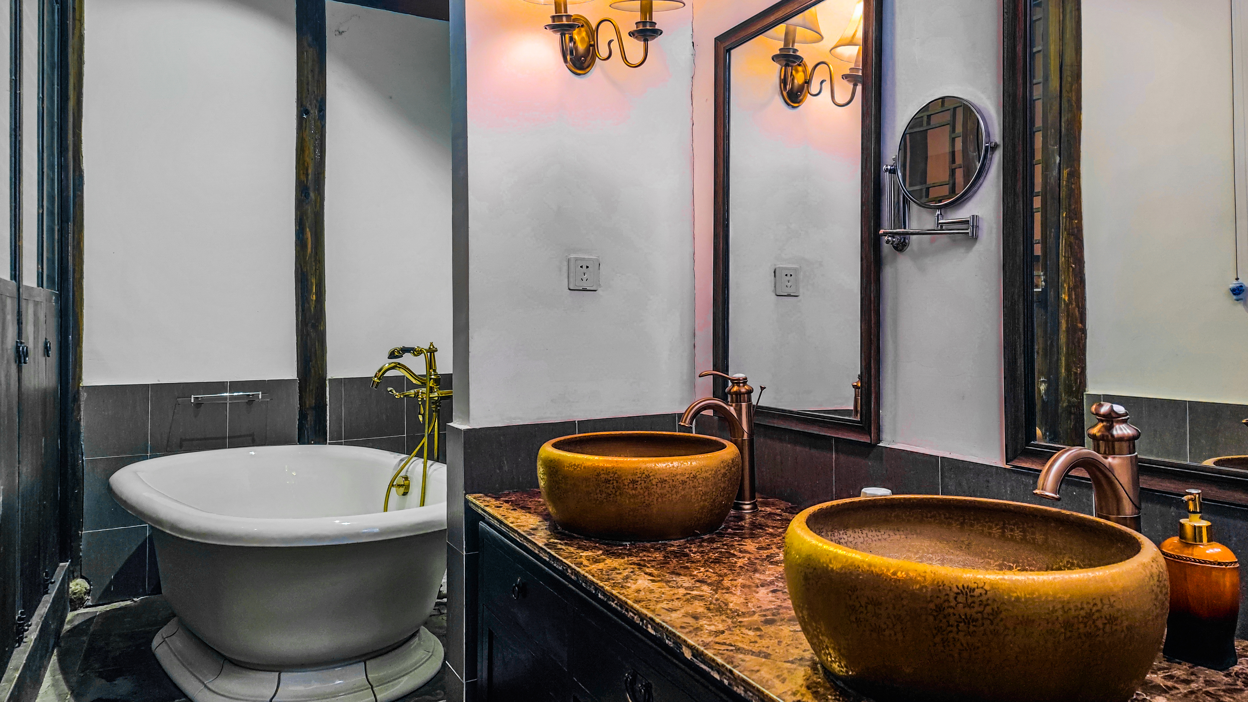 河景·一卧一厅套房（59号）（民国风浴缸+古雅家俱+超大会客厅）