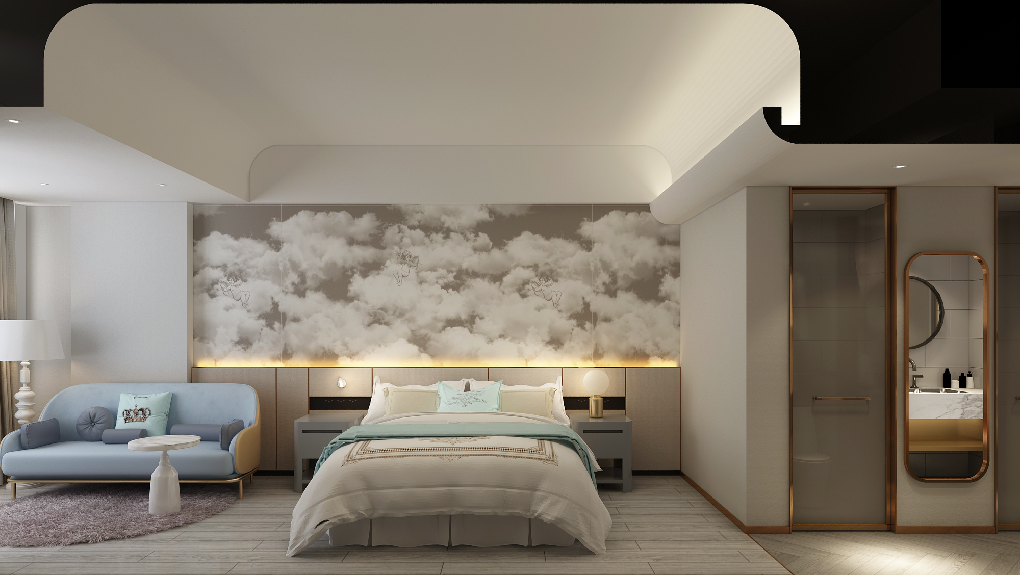 兰欧IP大床房（智能客控+休闲藤椅|云感沙发+小罐茶）