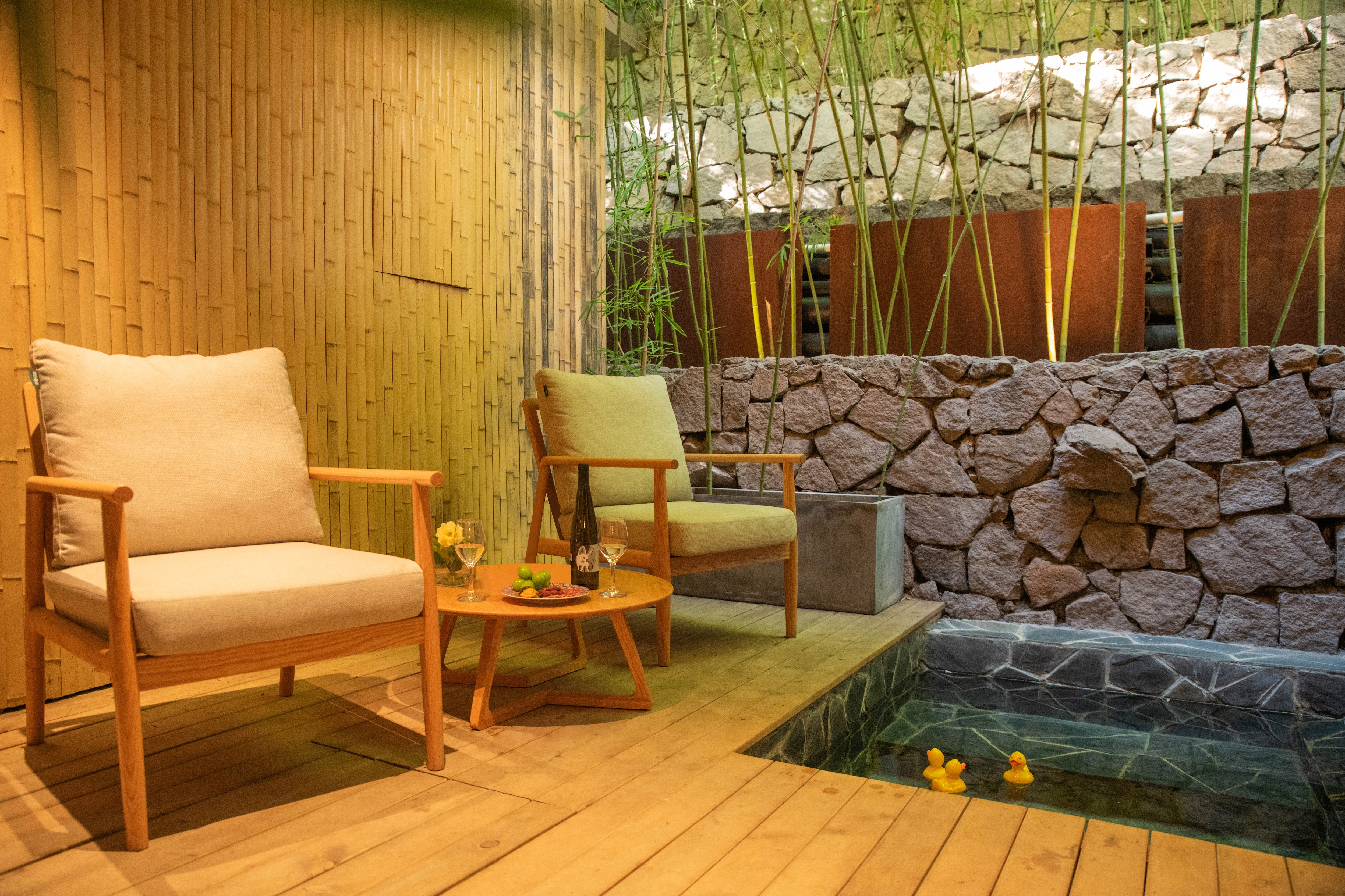 日式竹林私汤房