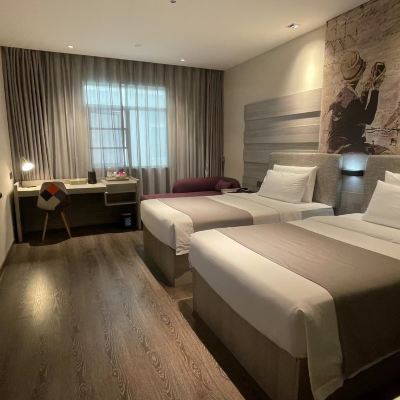 雙床房A[電視可投屏+零壓床墊] 扉縵酒店（蘇州大學觀前街平江路店）優惠