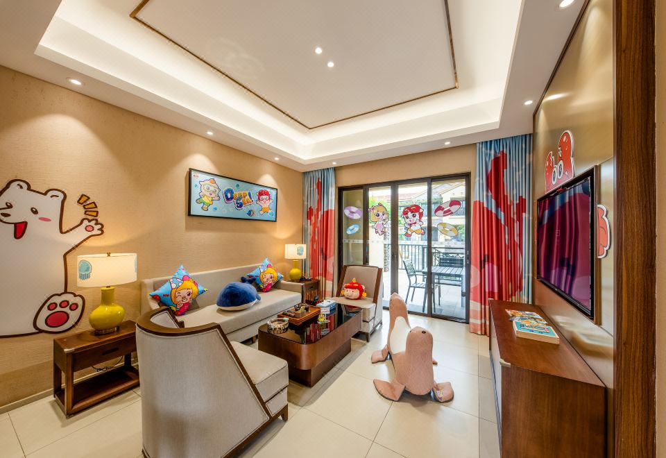 Yuetianxia Hot Spring HotelArea B Zhu Zhu Xia Waterside Hot Spring Three-Bedroom Villa - Garden Tub