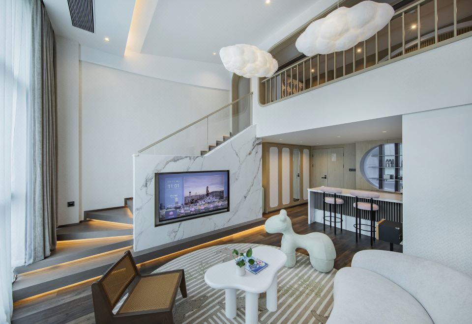 Cloud Theme Family Room
