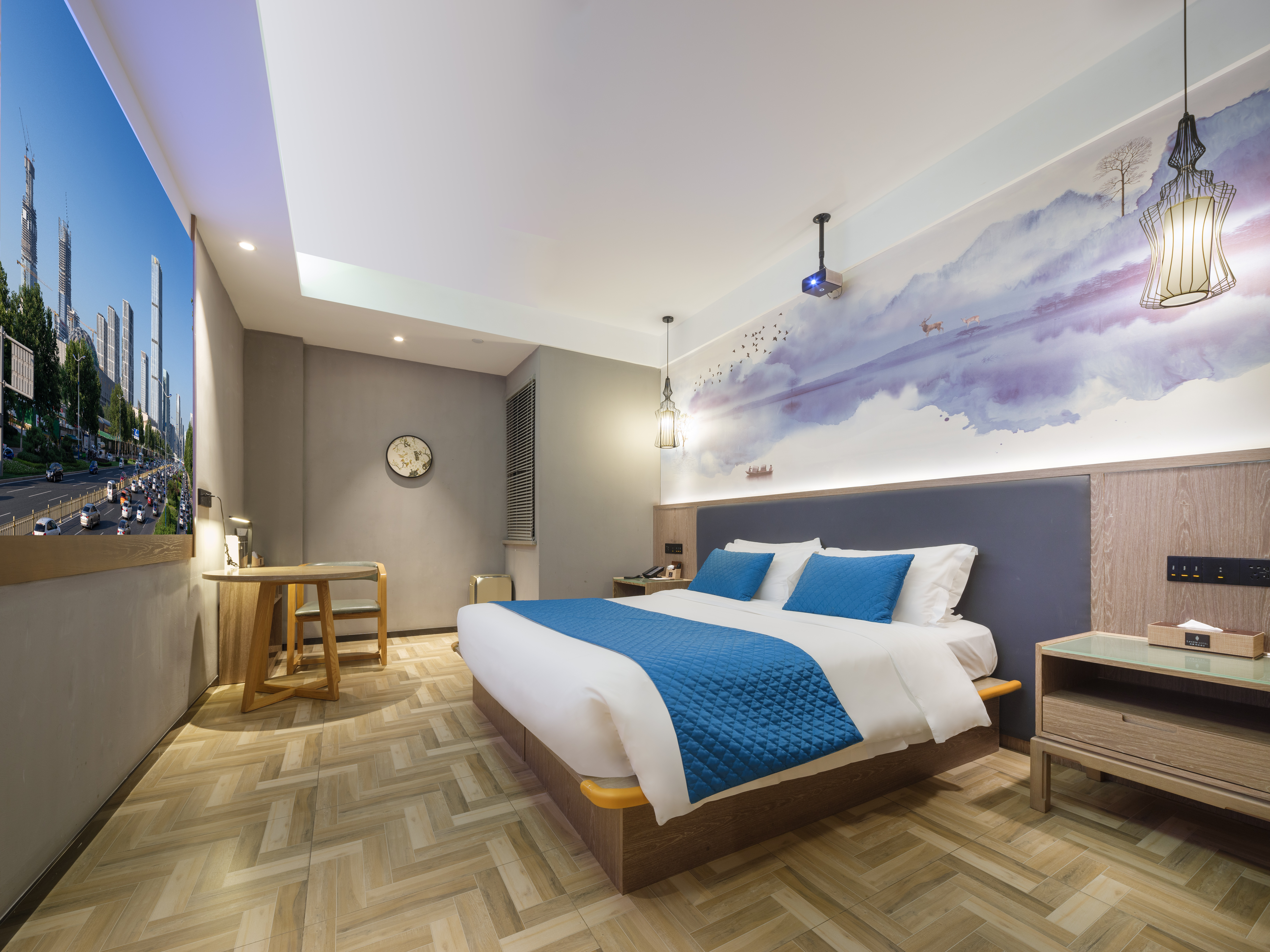 精致影院大床房（巨幕影咖+海量资源）