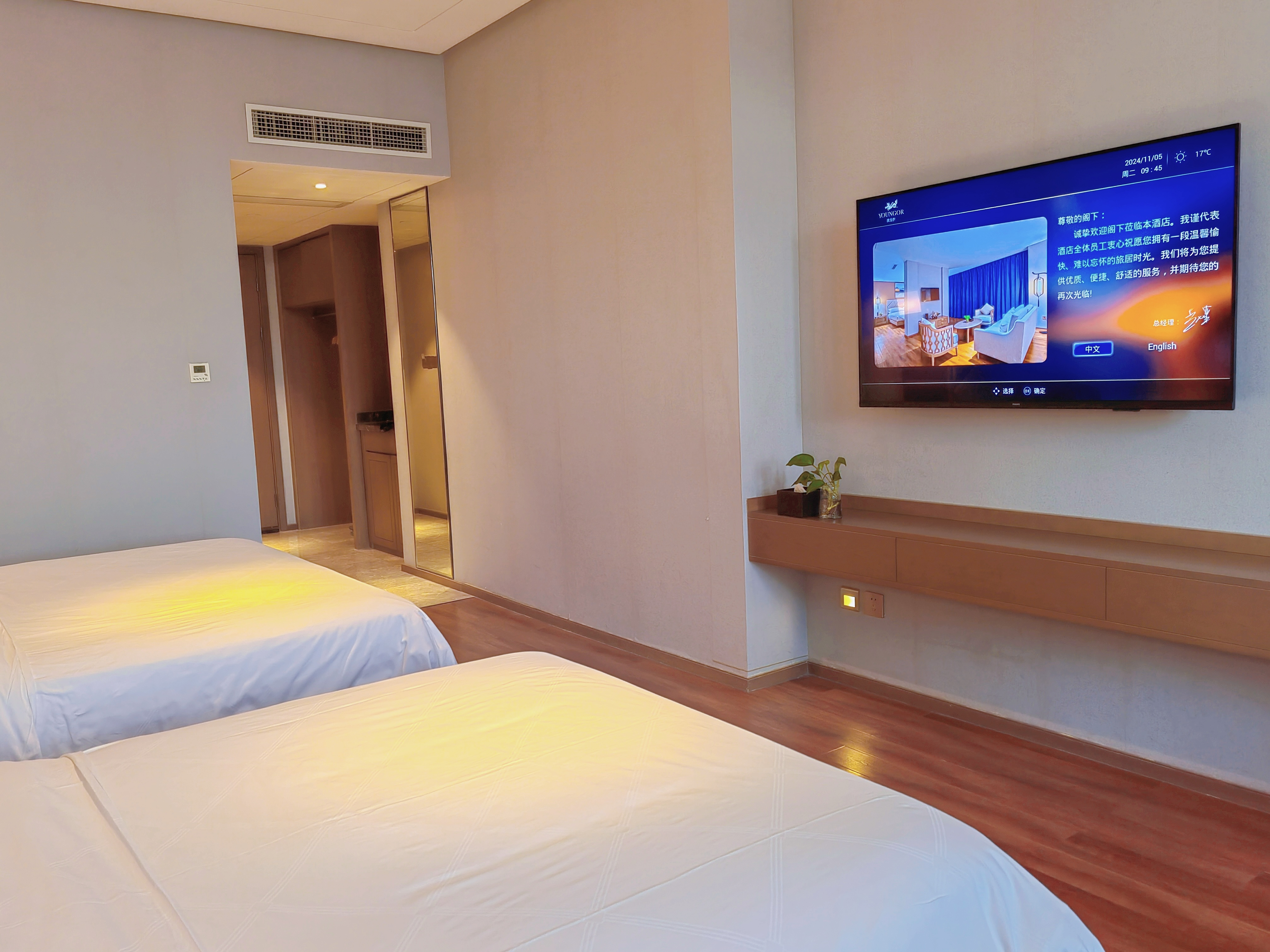 Arula·商务双床房（可投屏液晶电视）