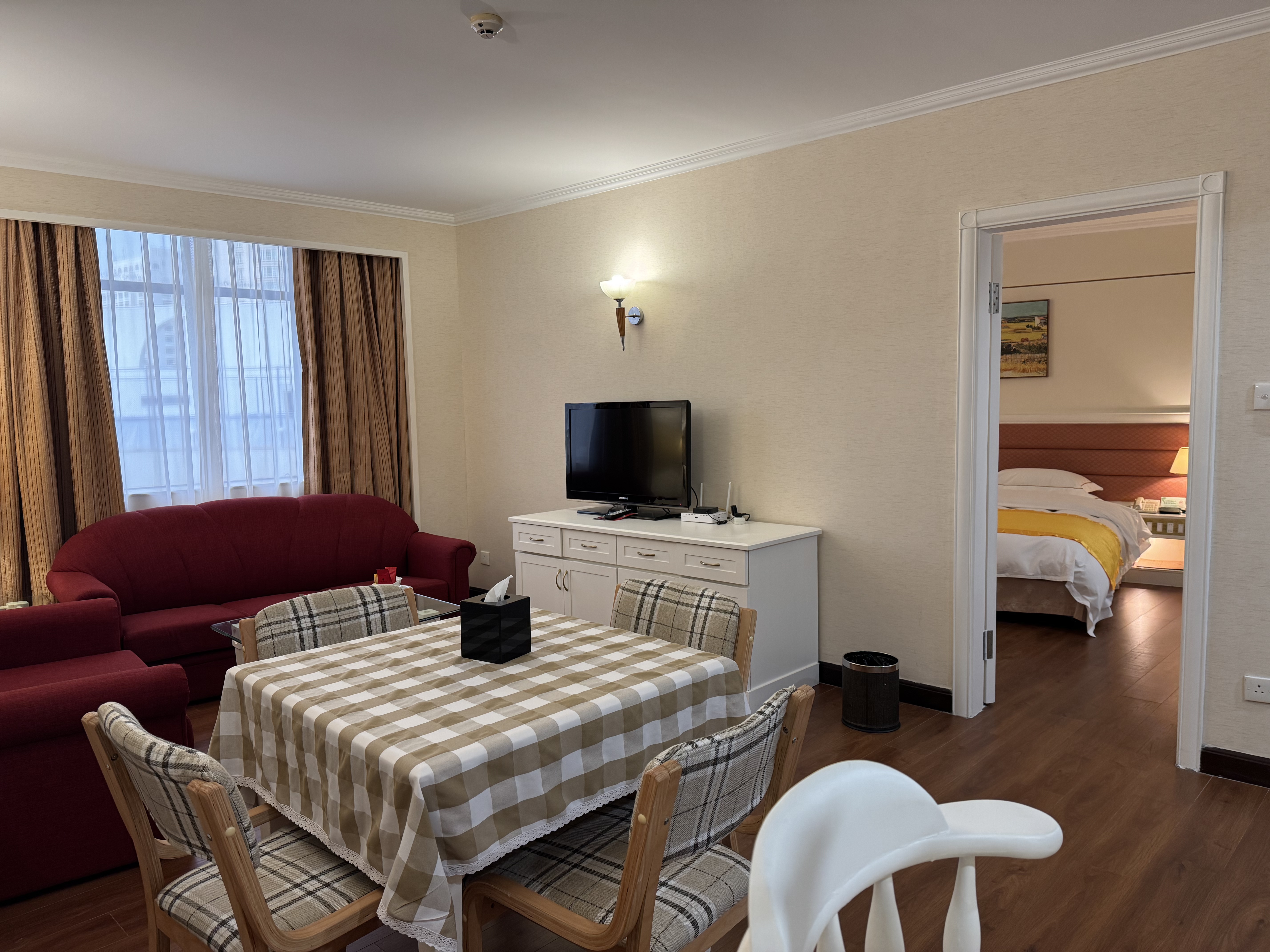 Shantou Golden Gulf  Hotel (Vientiane City)康养公寓房（西式厨房/客厅/冰箱/洗衣机/居家收纳）