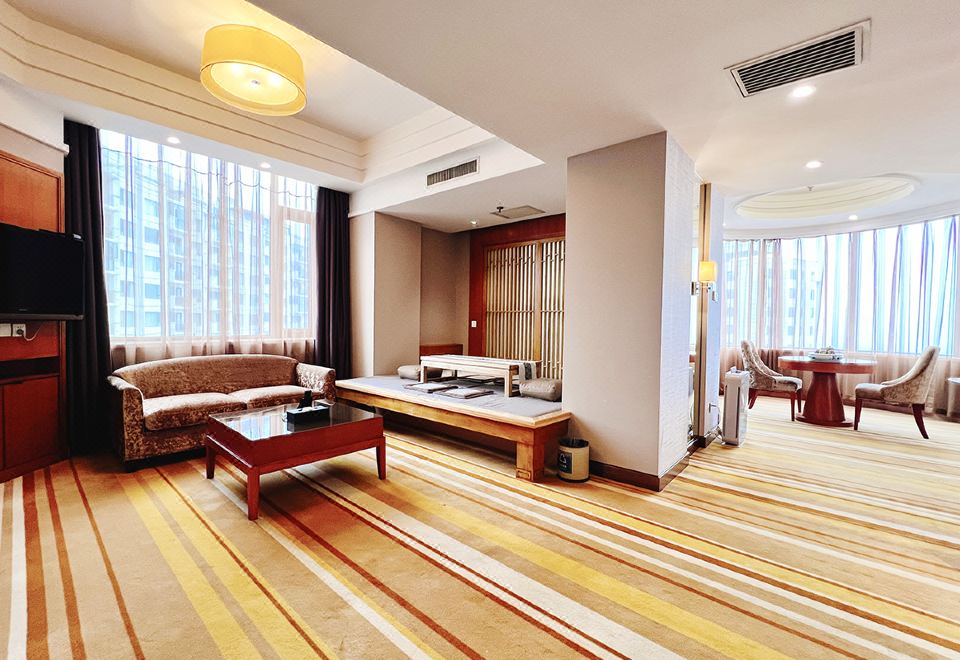 新国风·禅意海景套房│东方罗汉床+茶台