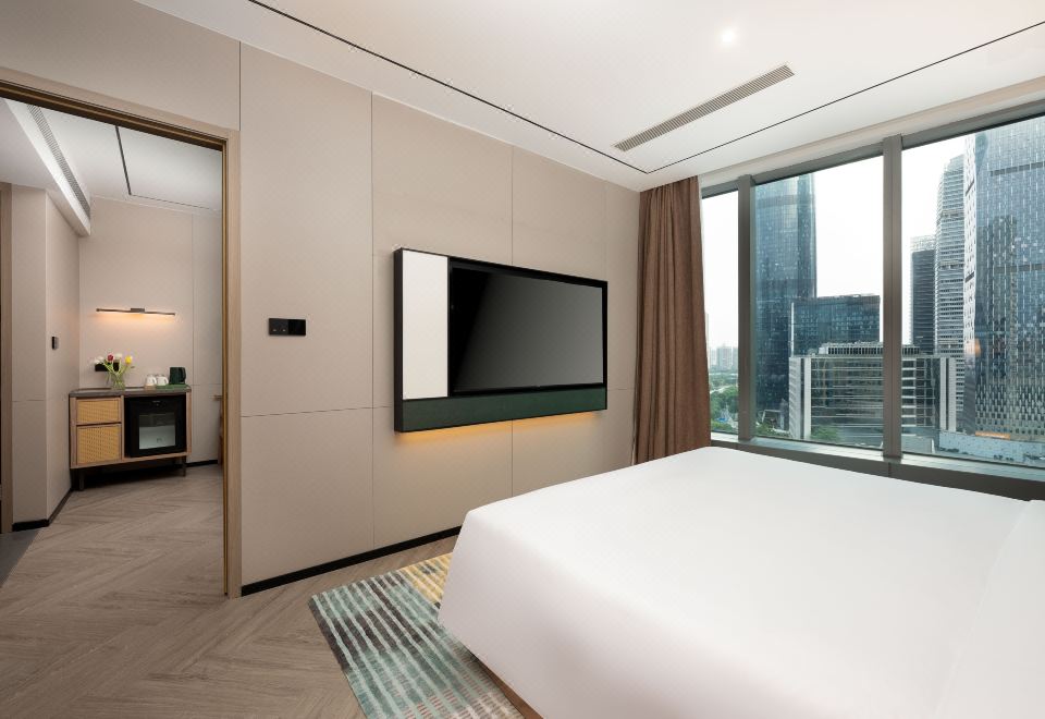 西塔景单卧套房（独立会客厅+Minibar+Happy Hour）