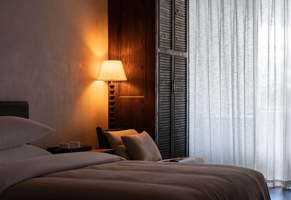 松霜.棋牌双床房-零压床垫︱智能客控︱极米投屏