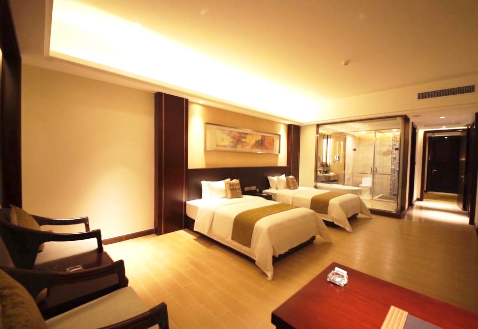 豪华温泉双床房