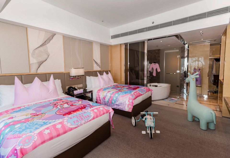 酷芽巴啦啦小魔仙公主主題雙床房