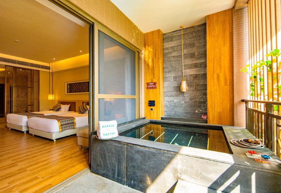 酒店A栋温泉双人房I独立泡池