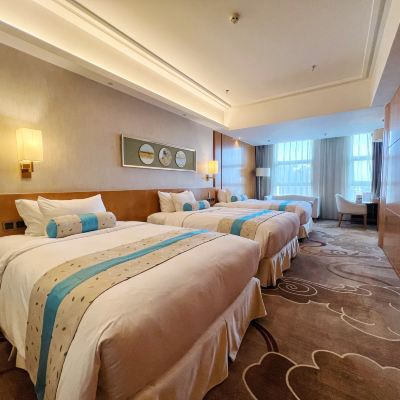 豪華三床房 汕頭猛獅凱萊飯店優惠