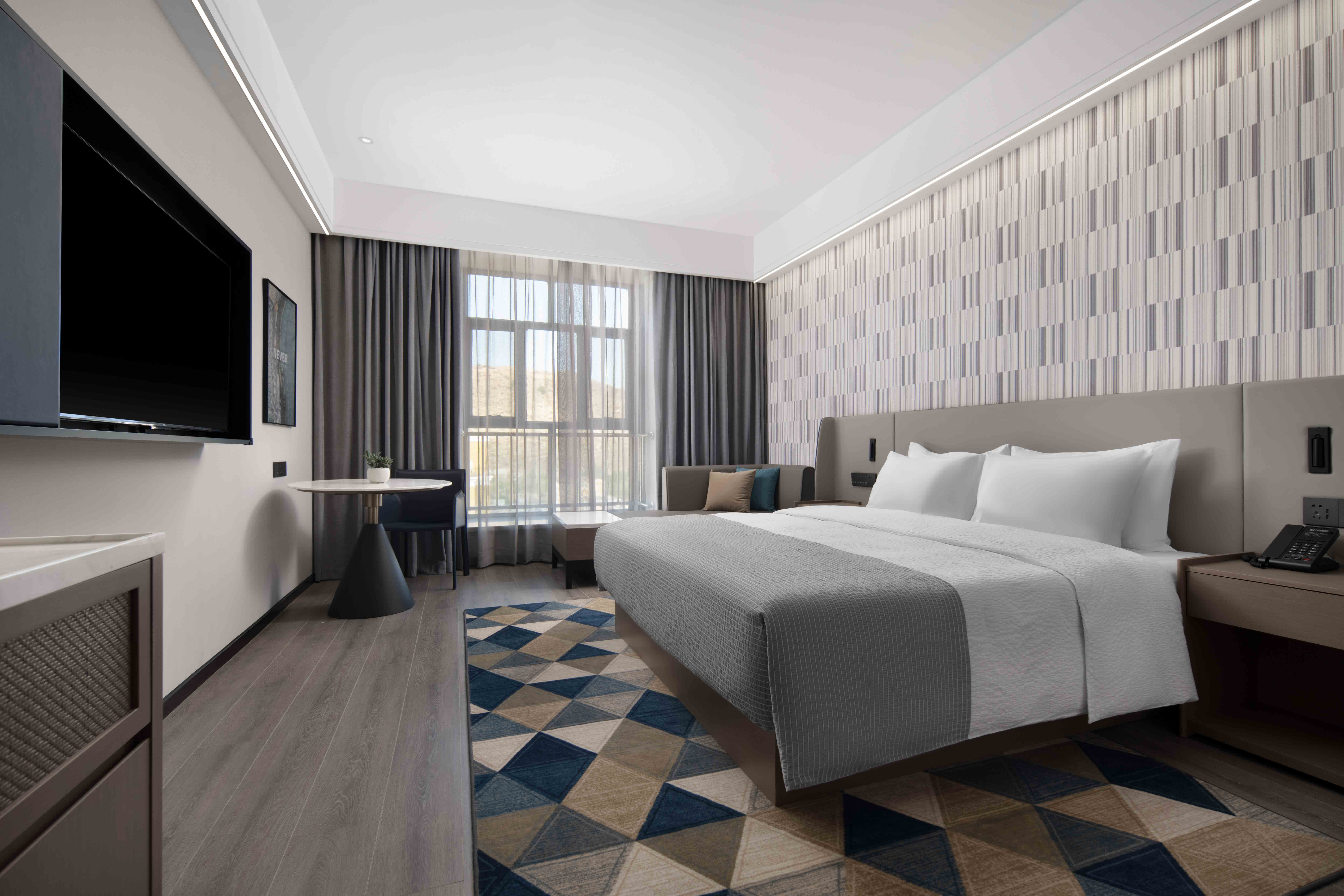 高级大床房（景观落地窗+Acca Kappa洗护用品+智能投屏）