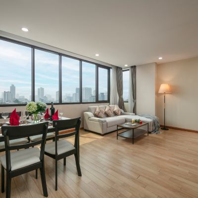 特大床套房 HB服務公寓式飯店 - 121B Quan Hoa優惠