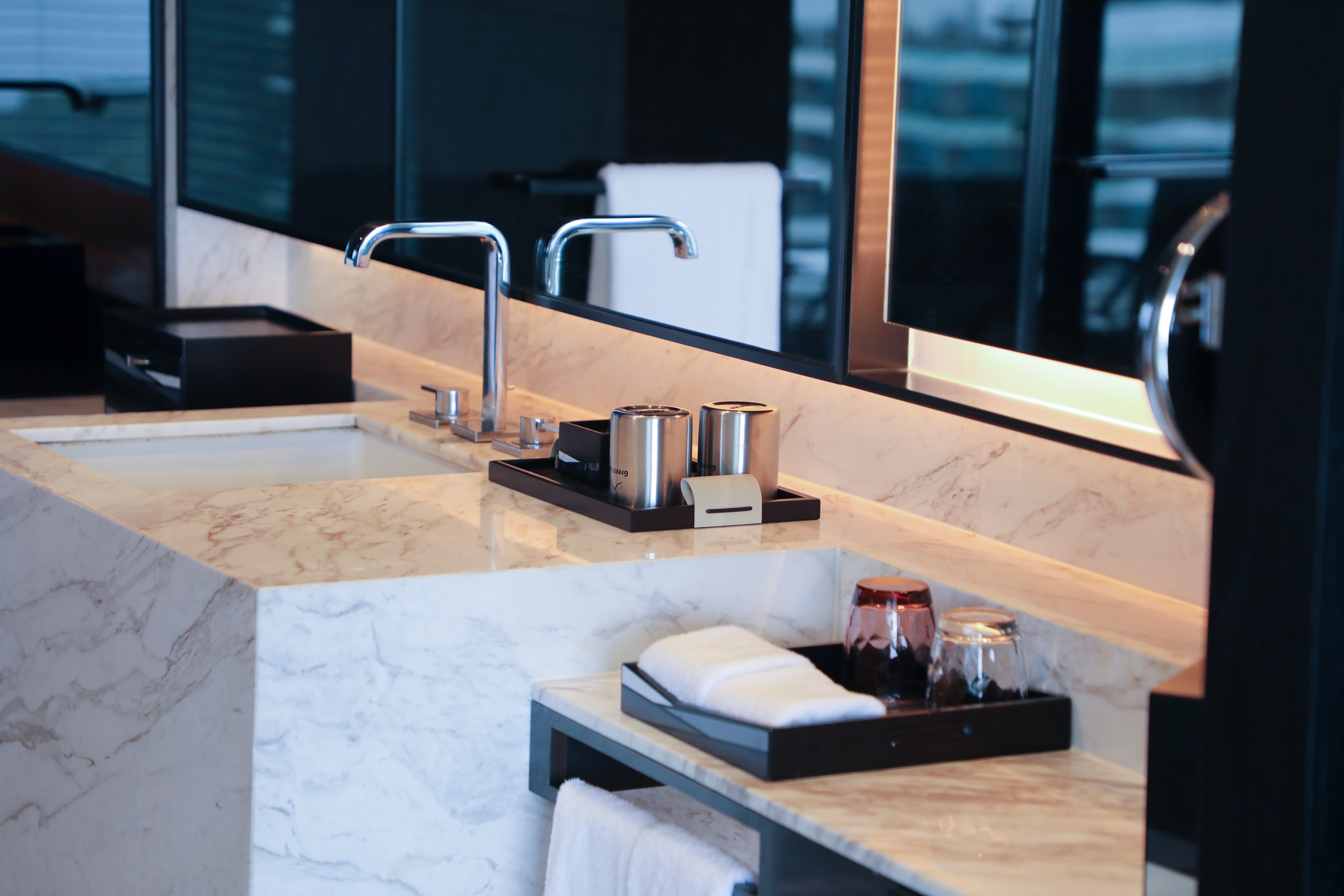 山海奢野露營摩登格海景雙床房