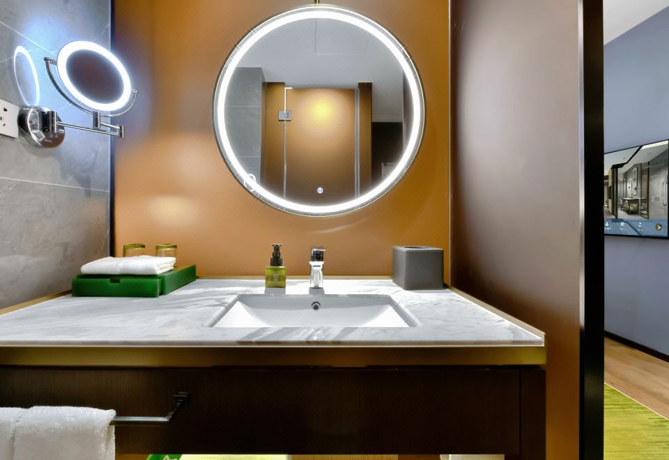 金致大床房（电视投屏+小冰箱+宽大行李架）