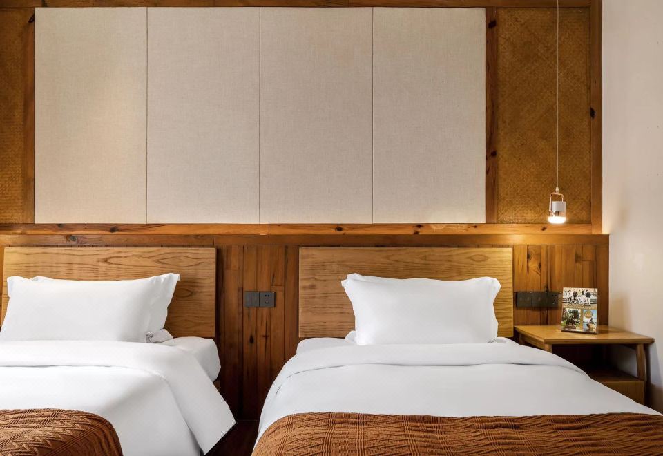 清溪堤畔雙床房【園林景觀-地暖】