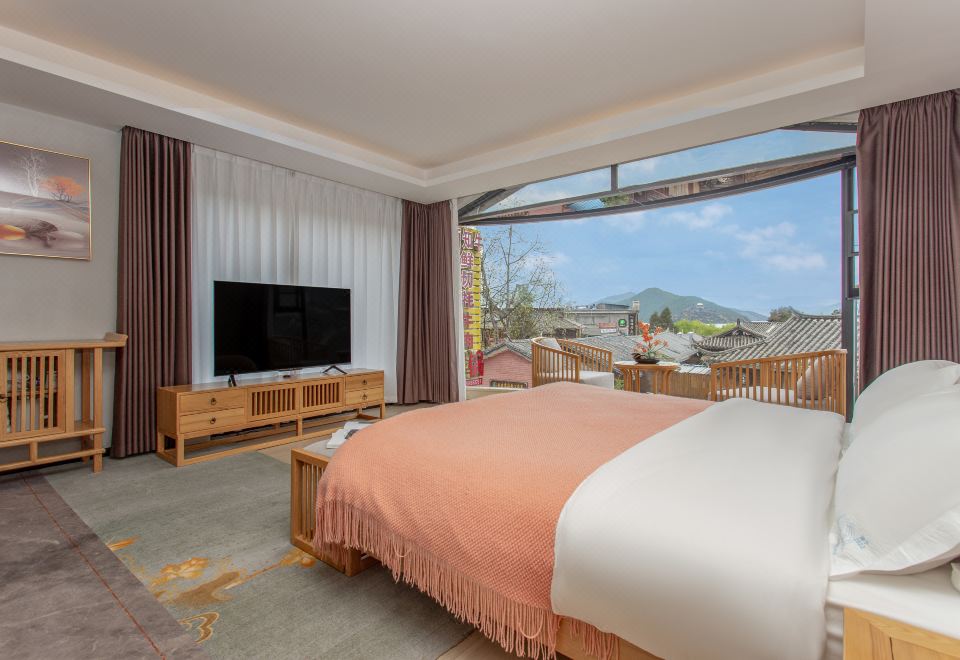 【全屋智能-270度蜜月大床房】有空調