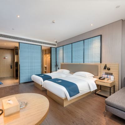 豪華雙床房（配小沙發+乾濕分離+宜享靜謐空間） 宜尚酒店（廣州長隆板橋地鐵站店）優惠