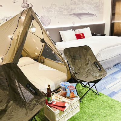 童趣露營主題房 台北凱旋飯店優惠