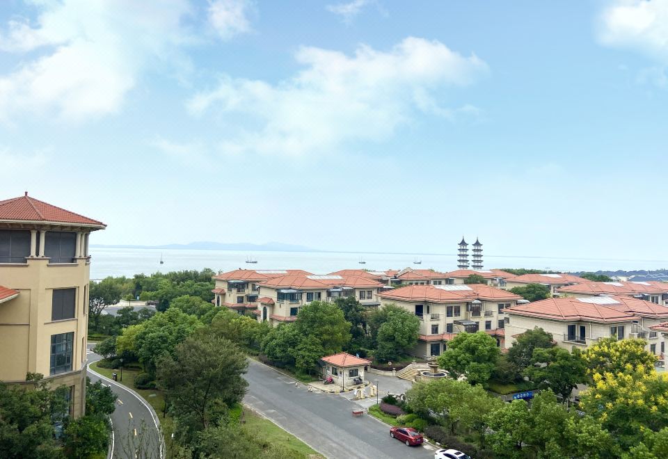 高级园景双床房