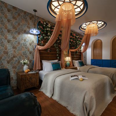 麗人庭院雙床房 麗江古城瀾舍設計師公館客棧優惠