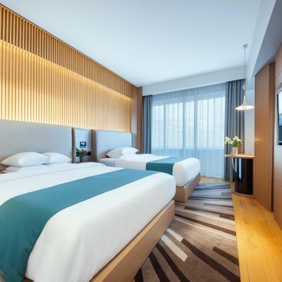 甄選風尚雙床房（全屋AI智能客控） 舒漫飯店（西安城牆安定門地鐵站店）優惠