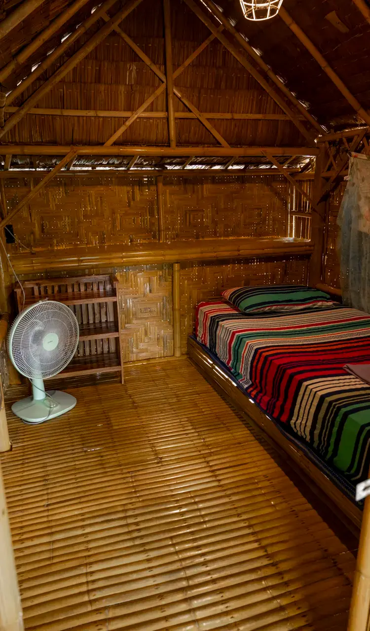 Single Bamboo Bungalow with Shared Bathroom
