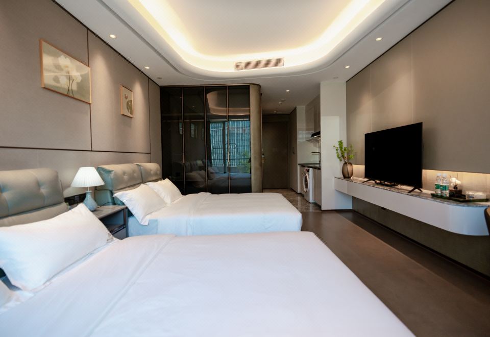 豪華雙床房（博世洗衣機│唯寶智能衞浴│高儀化粧鏡）