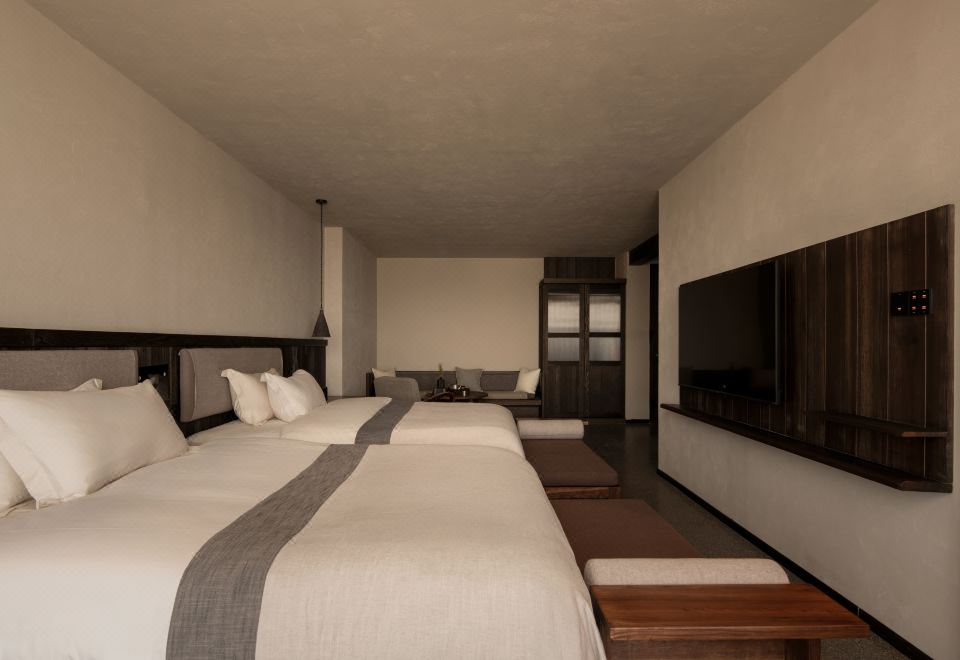 Jidu Snow Mountain Panoramic Terrace Bestie Twin Room