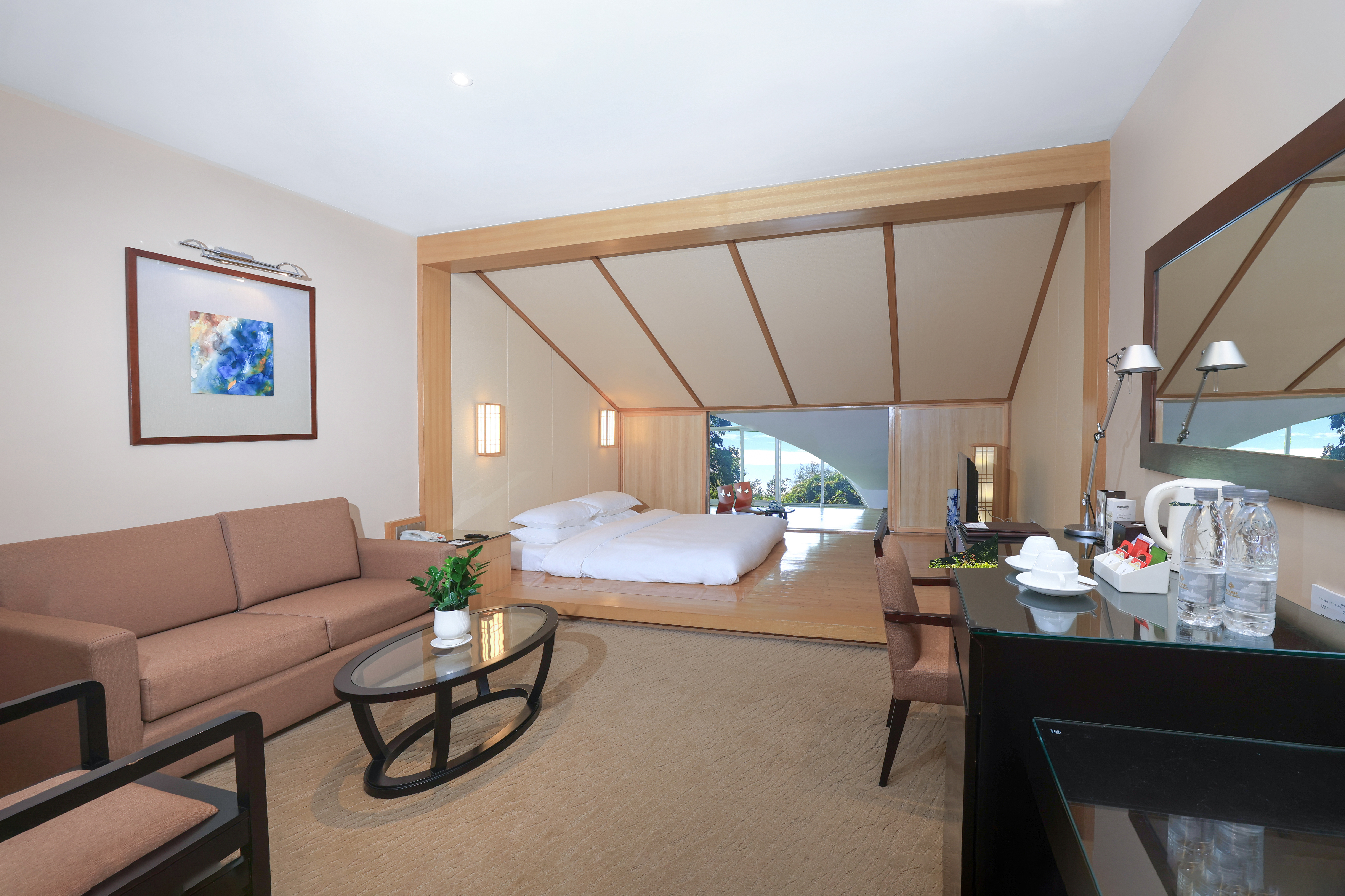 榻榻米主题大床房