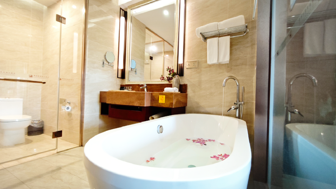 豪华温泉双床房