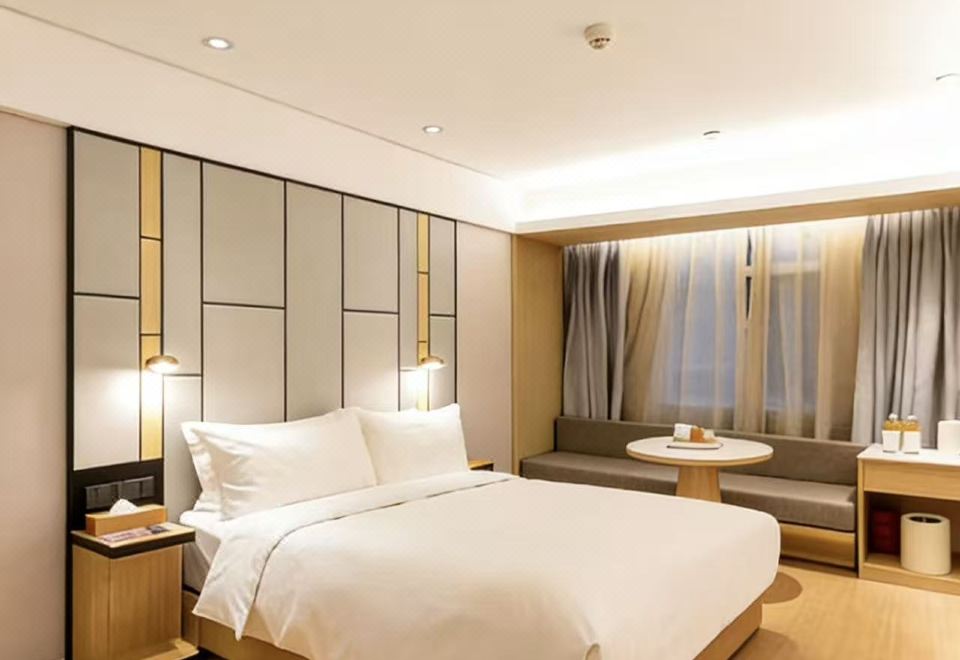 大床房+静谧空间+甄选安稳助眠+禅意茶席