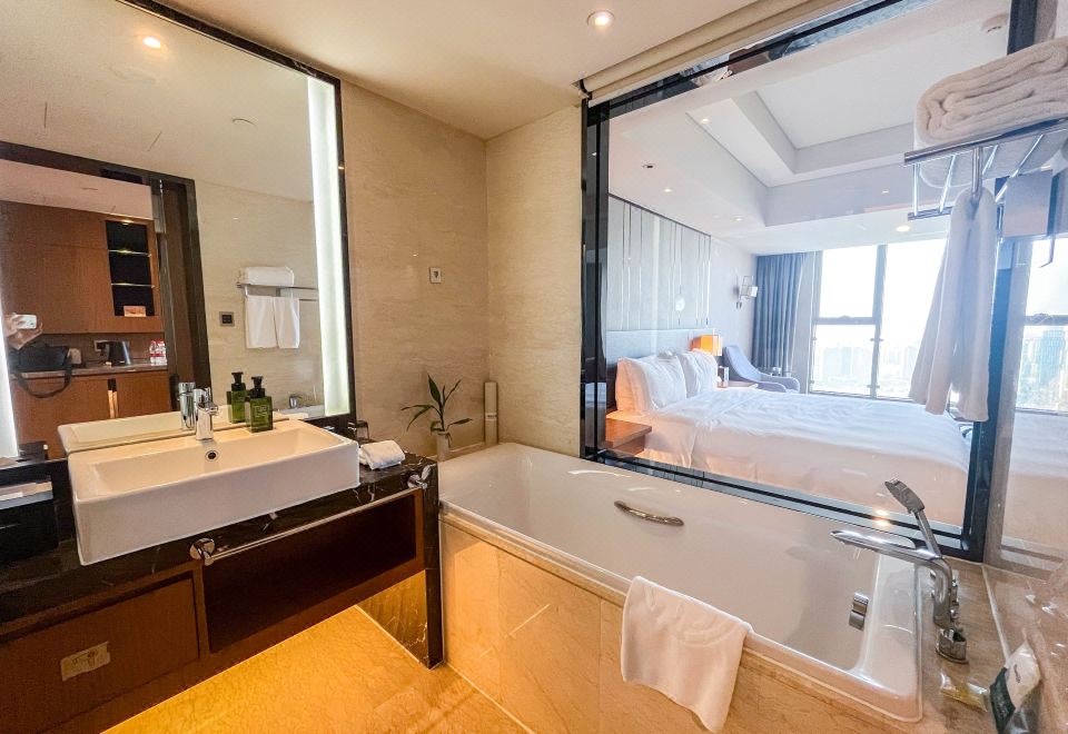 Swiss Grand NanchangDeluxe River-view Queen Room