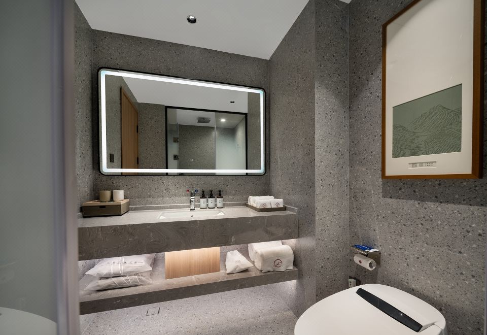 竹溪大床房【智能客控|乾濕分離|智能馬桶|會客茶室】