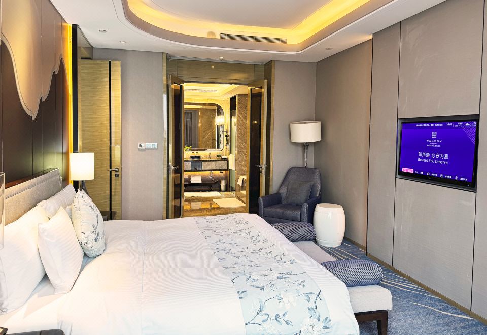 家庭套房（2张大床+全景落地窗+斯林百兰床垫）