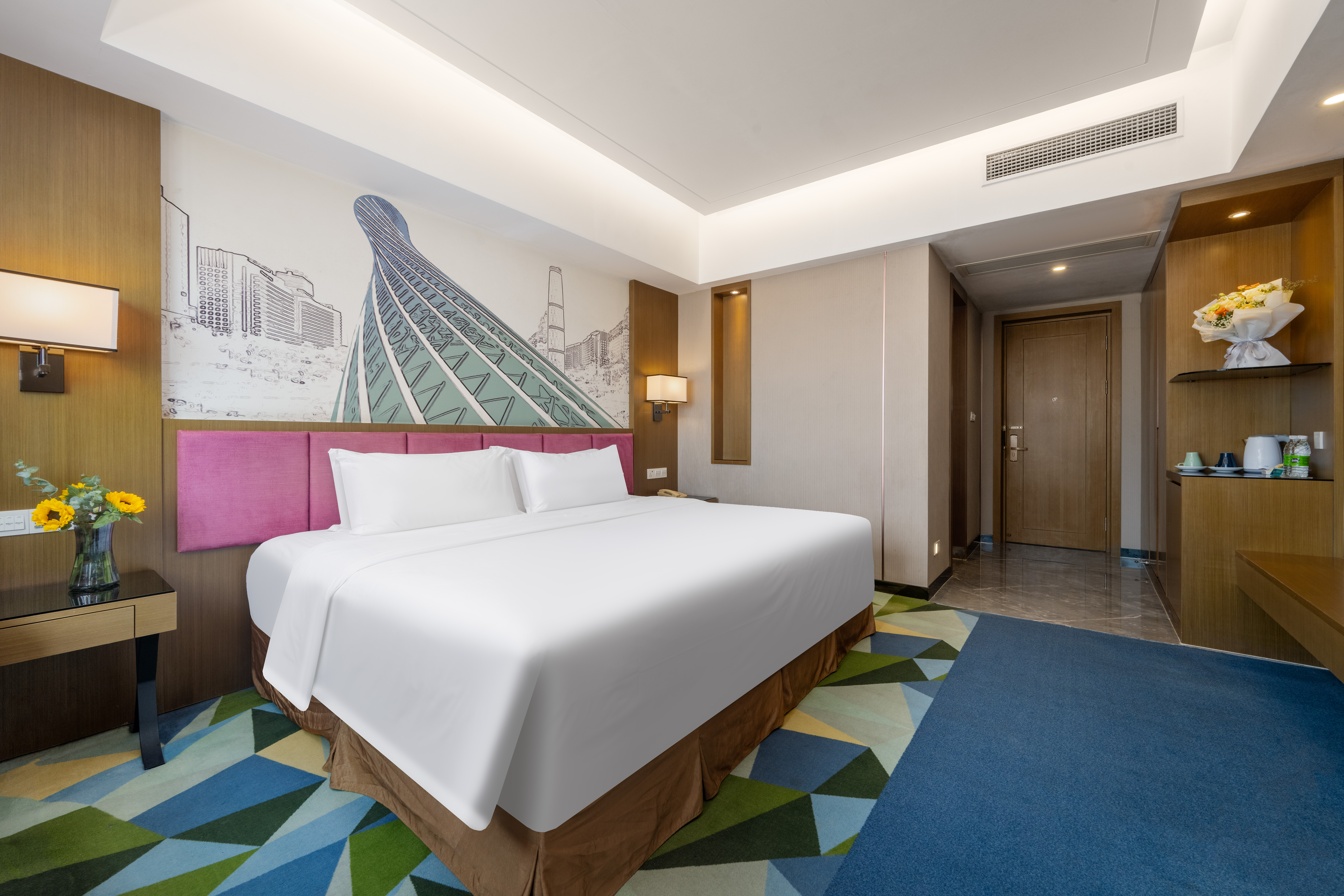 浪漫加倍大床房（超宽床垫+自然采光+静谧空间）