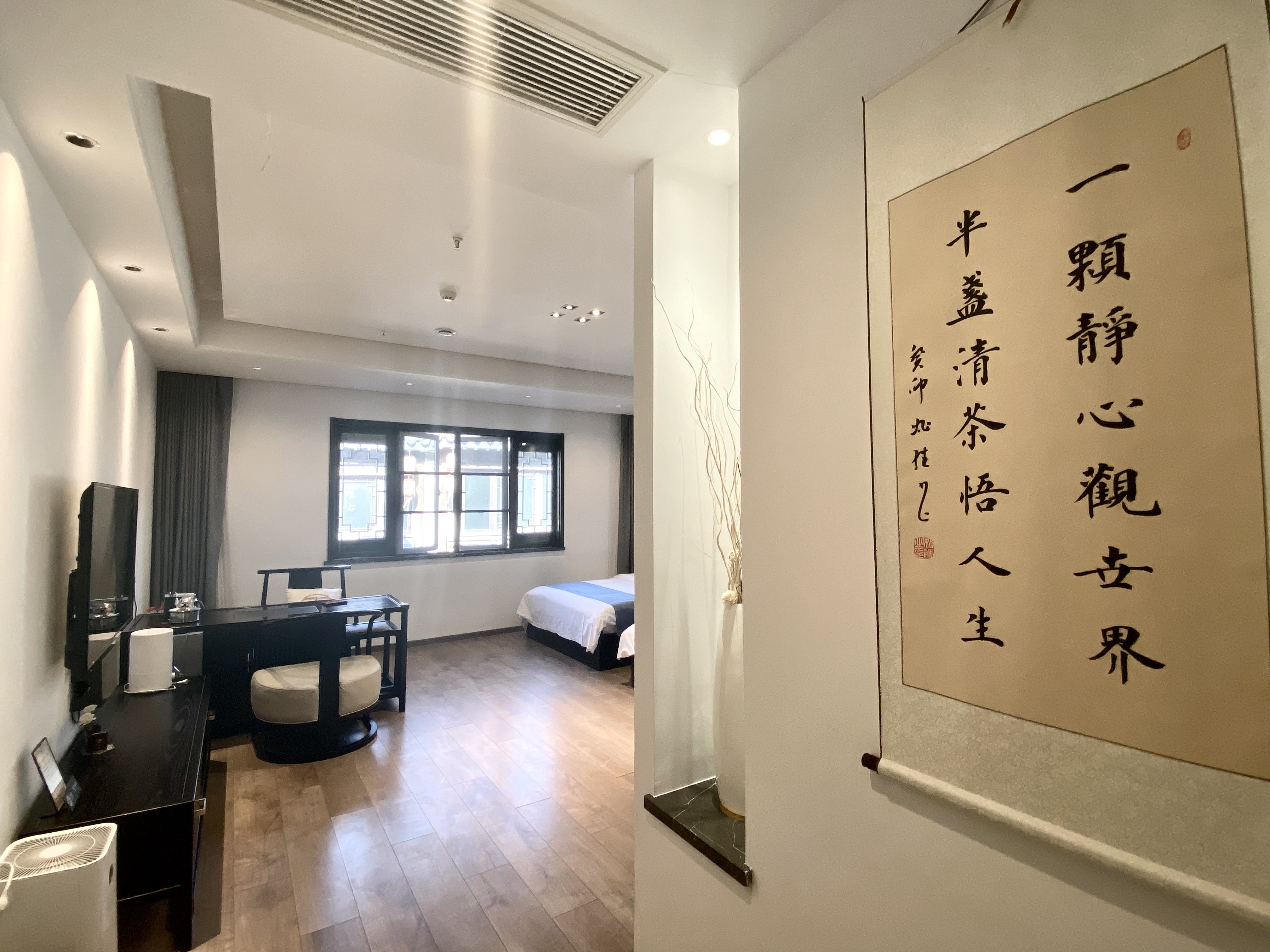 雅致茶案双床房-新风