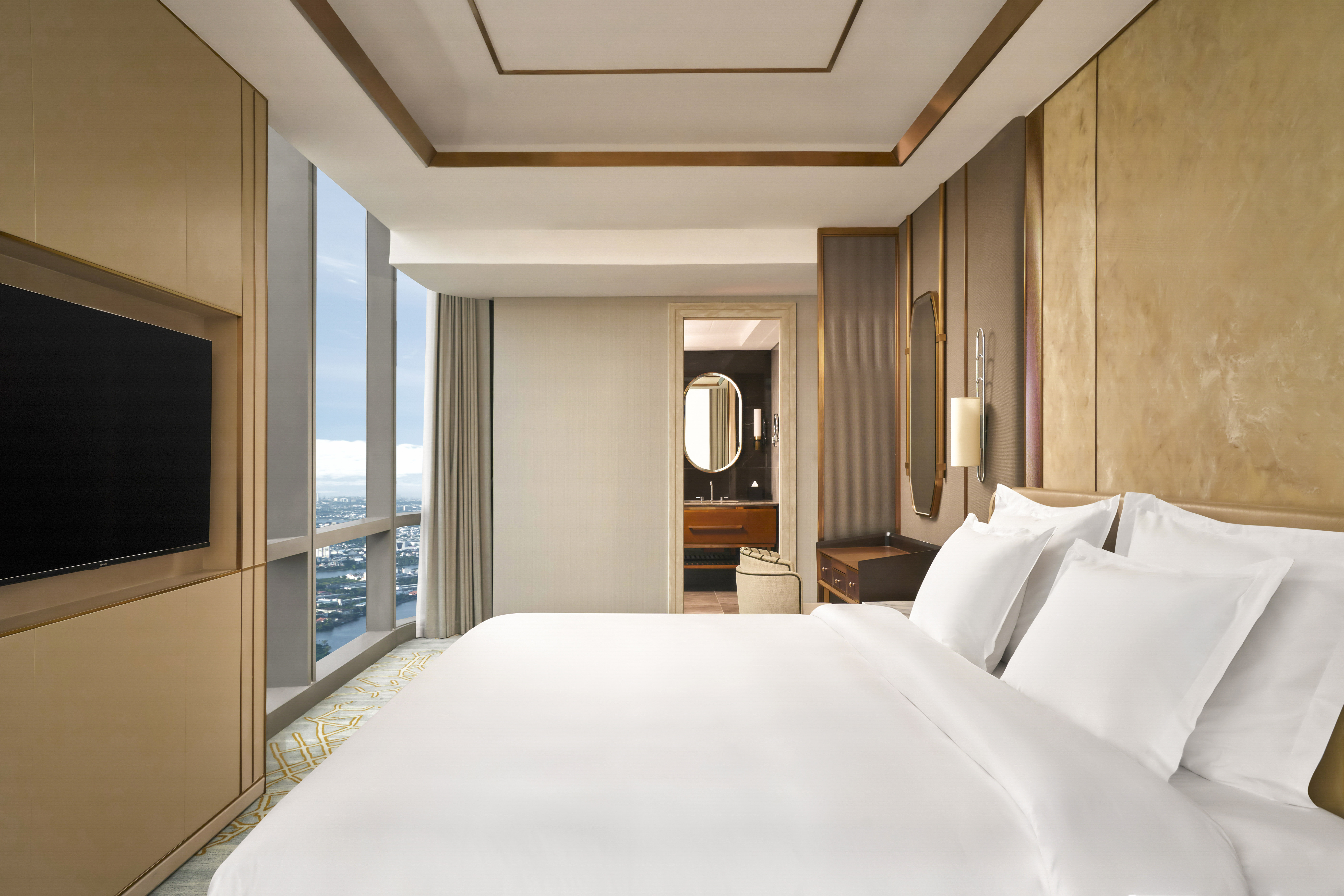 Vinpearl Landmark 81, Autograph Collection地标全景特大床套房 - 可使用行政酒廊