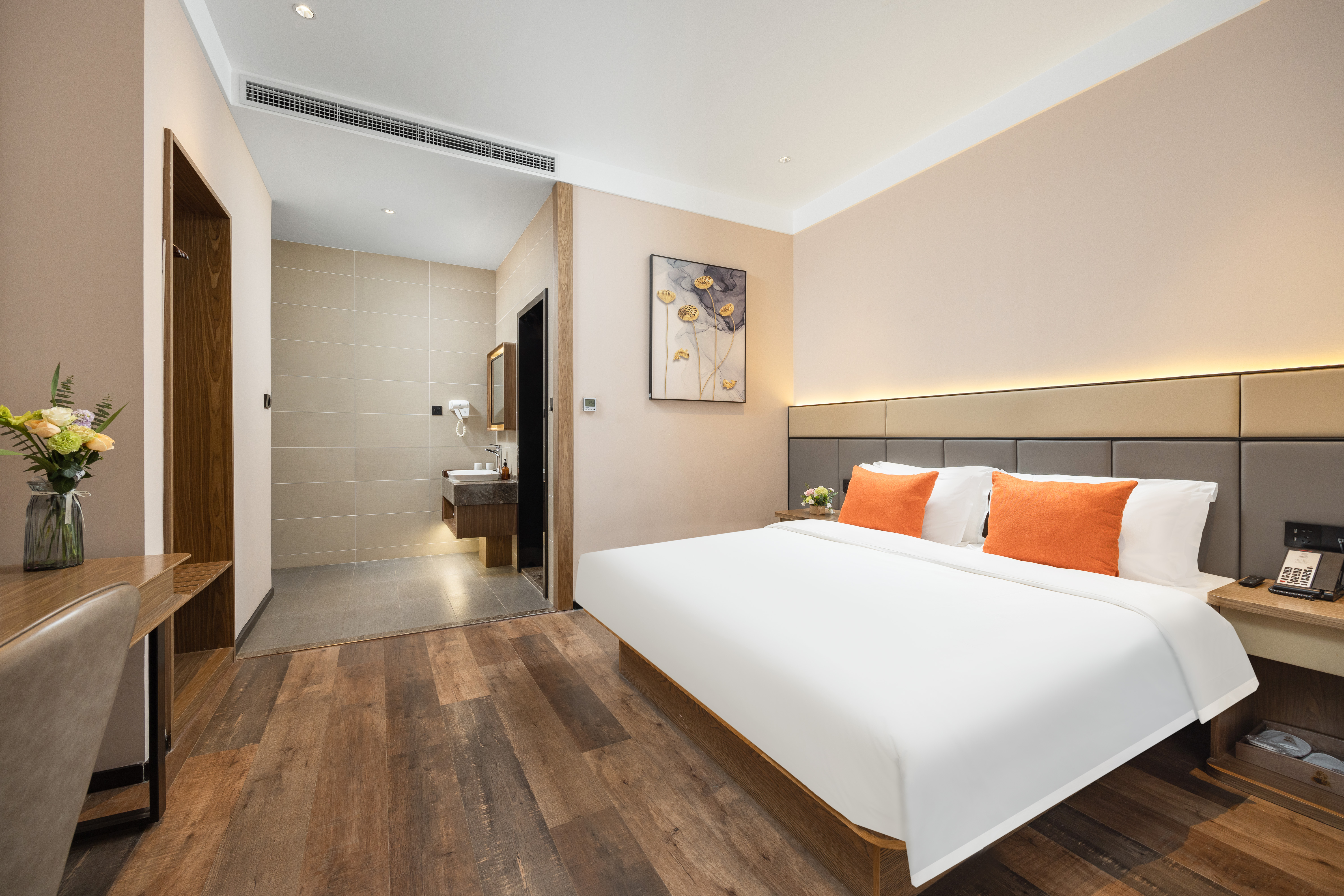 禧韵·舒压轻奢大床房【55寸网络电视+乾湿分离】