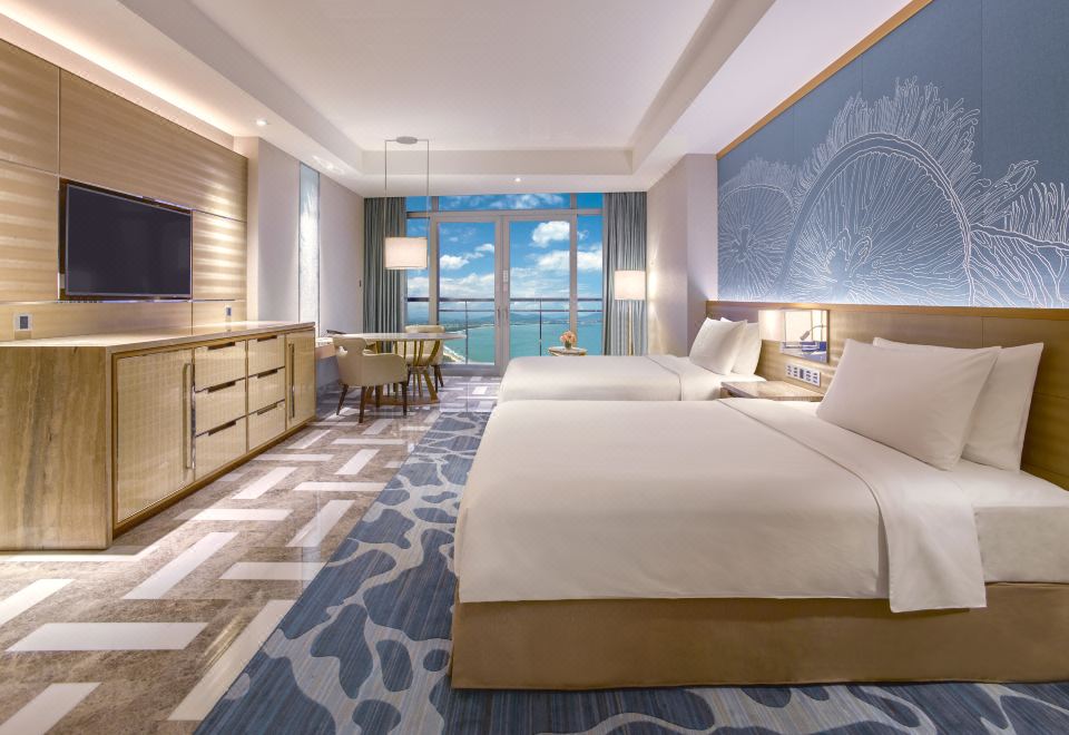 皇傢俱樂部至尊海景雙床房